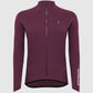 Maglia maniche lunghe donna Pissei Primapelle - Bordeaux melange