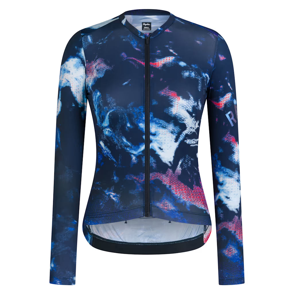 Maglia maniche lunghe donna Rapha Pro Team Lightweight - Cosmic print Rapha