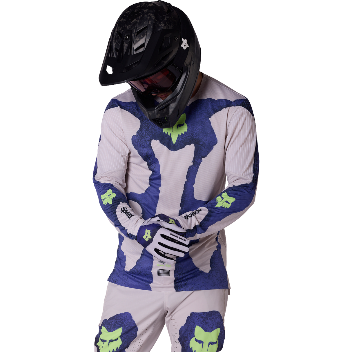 Maillot mangas largas btt Fox Flexair Awareness - Multicolor