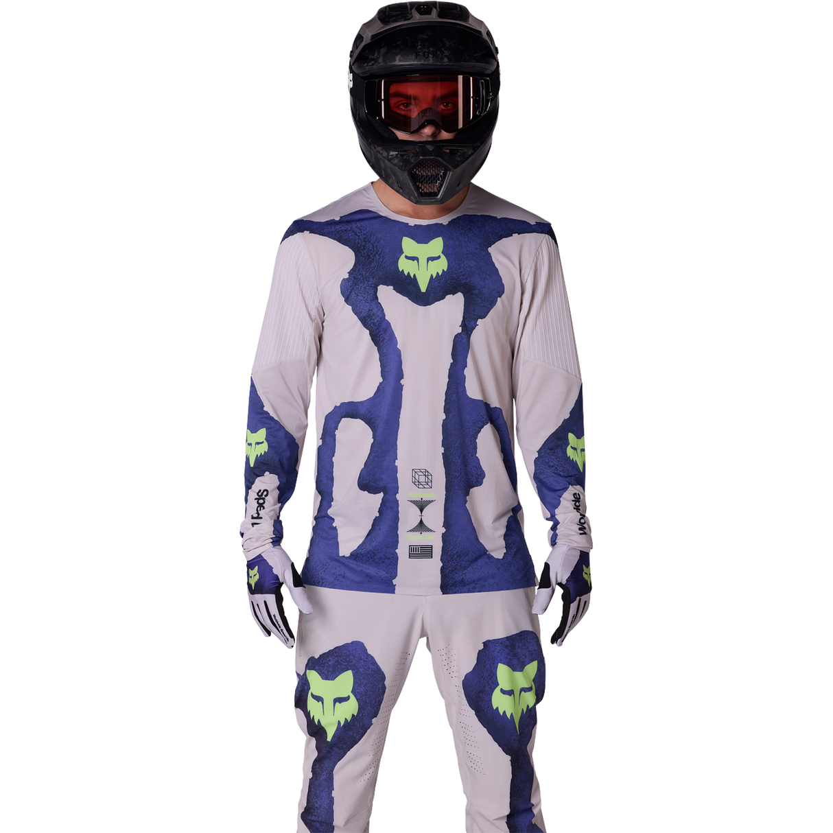 Maillot mangas largas btt Fox Flexair Awareness - Multicolor