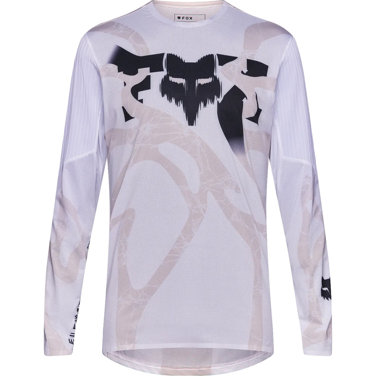 MTB-Langarmtrikot Fox Flexair Diffuse - Weiß