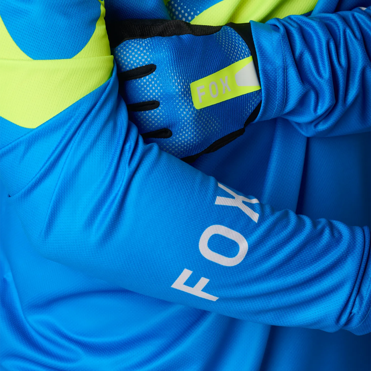 Maillot mangas largas btt Fox Ranger Tactile - Azul claro