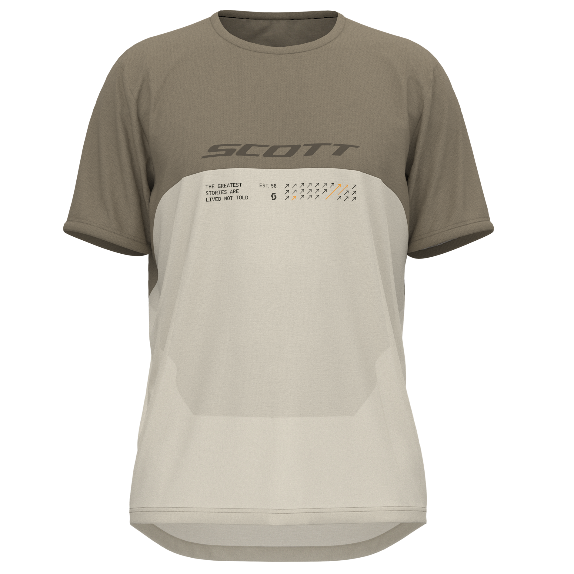 Maglia mtb Scott Trail Vertic DRI - Beige Scott