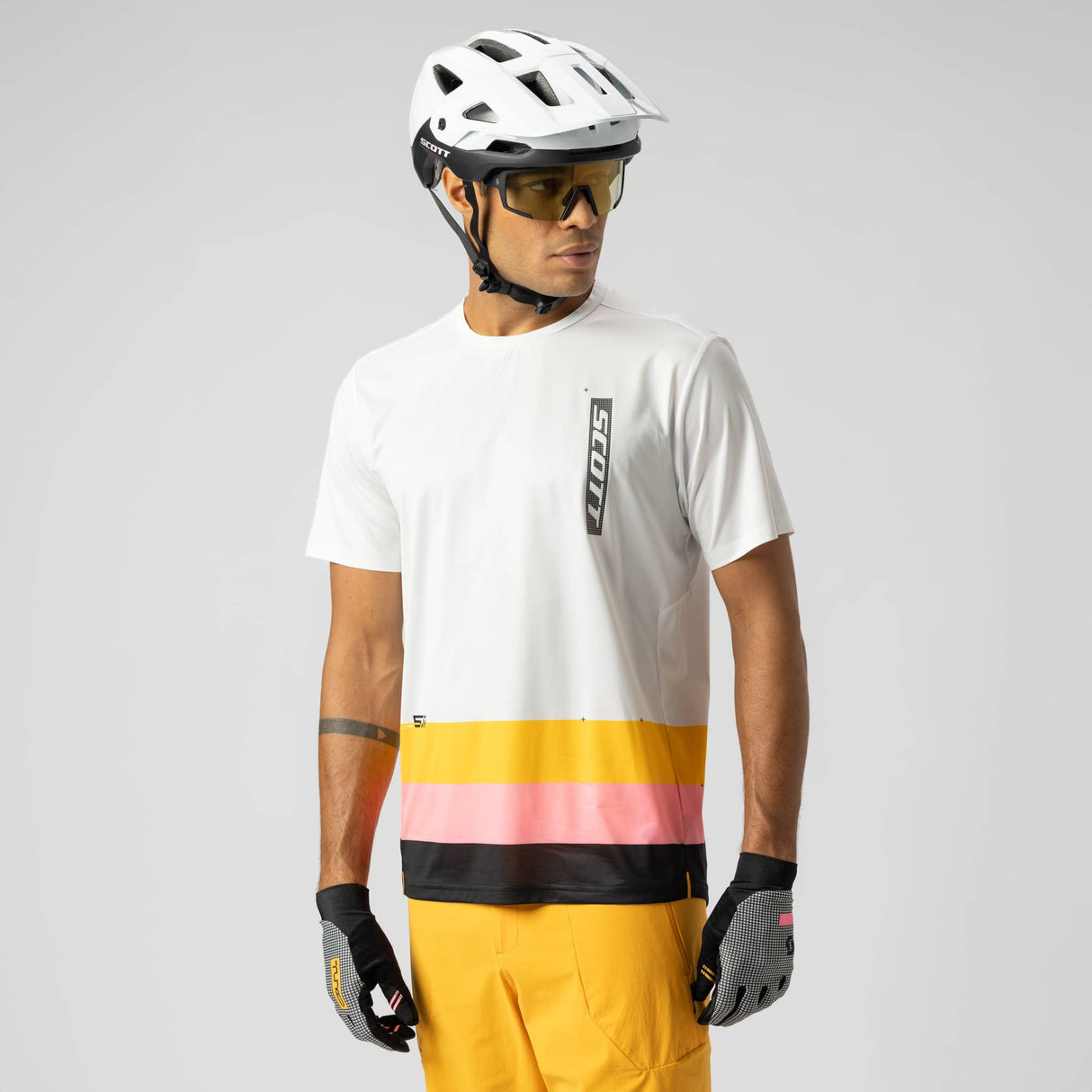 Jersey mtb Scott Tuned SL - White