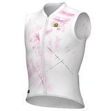 Maglia senza maniche Ale PR-E Mirror - Bianco rosa Ale