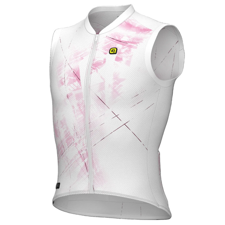 Maglia senza maniche Ale PR-E Mirror - Bianco rosa Ale
