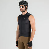 Maglia senza maniche Rh+ Vento - Nero Zerorh