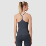 Maglia smanicata donna La Passione Flow - Grigio titanio La Passione