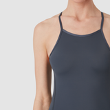 Maglia smanicata donna La Passione Flow - Grigio titanio La Passione
