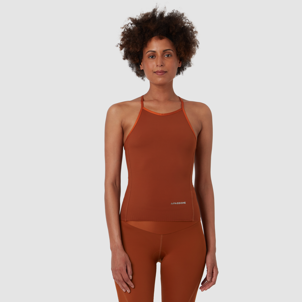 Maglia smanicata donna La Passione Flow - Terracotta La Passione