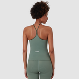 Maglia smanicata donna La Passione Flow - Verde militare La Passione