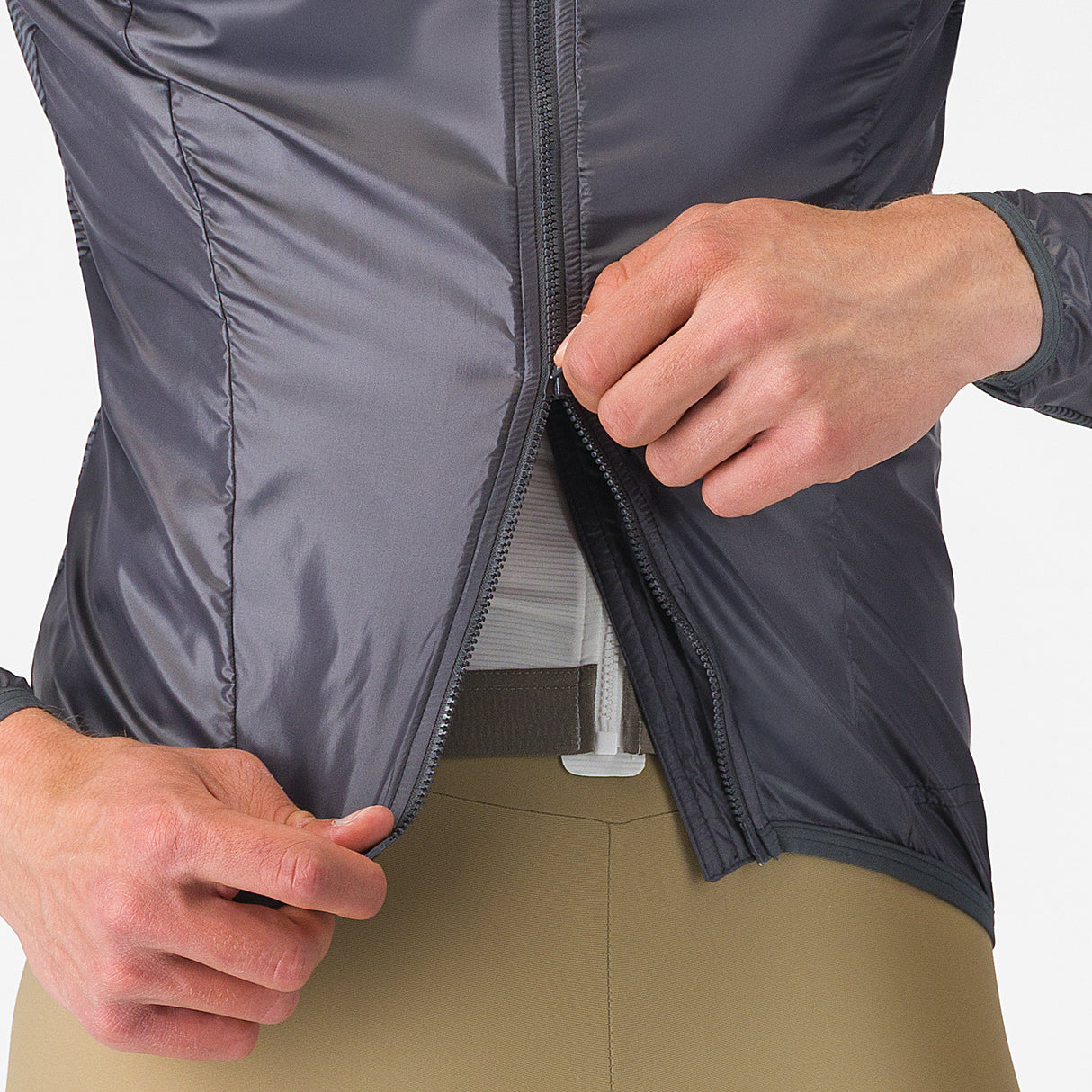 Mantellina Castelli Aria Shell 2 - Grigio Castelli