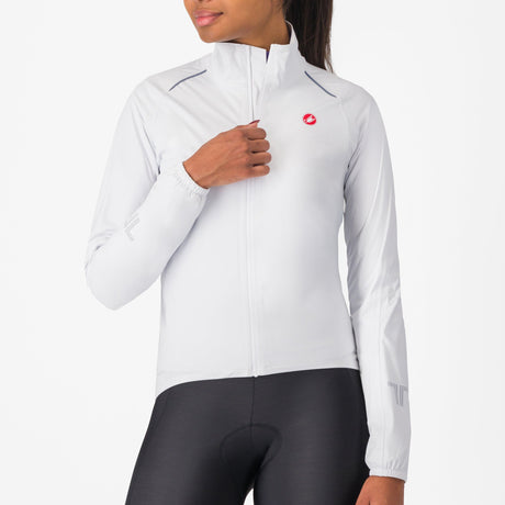 Mantellina donna Castelli Emergency 3 Rain - Bianco Castelli