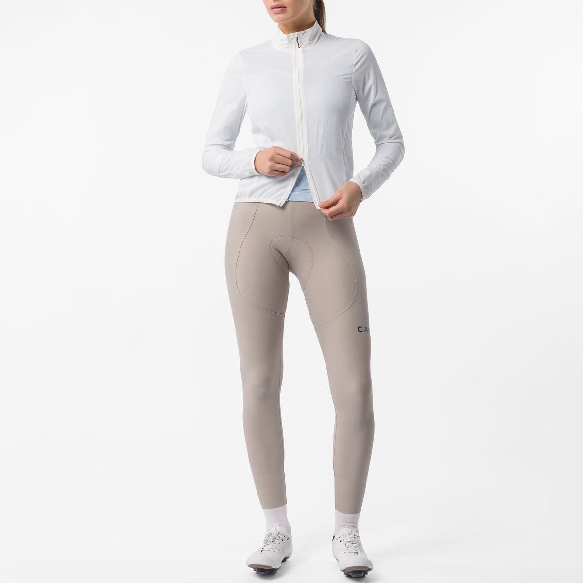 Mantellina donna Castelli Transition Air - Bianco Castelli