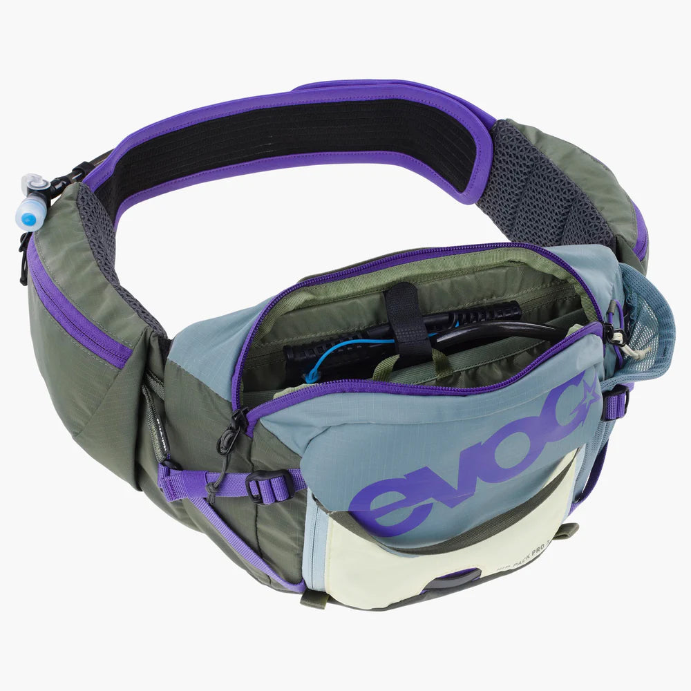 Sacoche banane Evoc Hip Pack Pro 3 - Gris vert