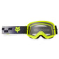 Fox Main Collect Mirrored Mask - Grey Yellow