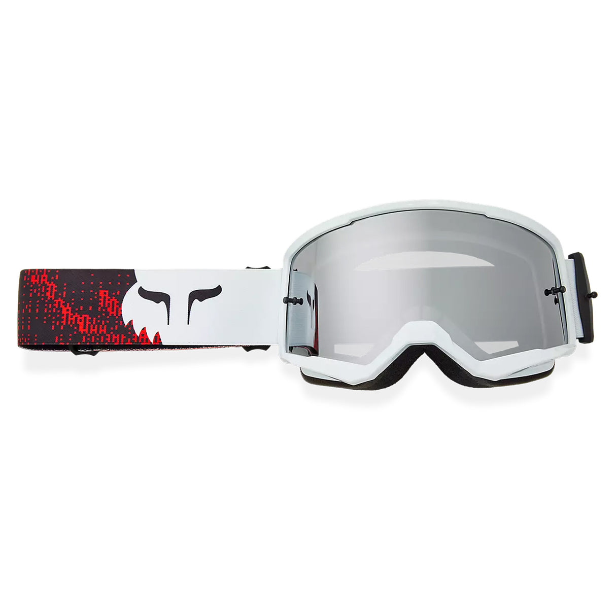 Maschera Fox Main Kairos - Bianco Rosso Fox