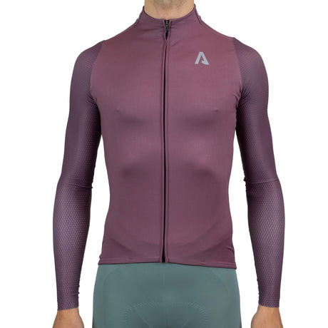 Maillot manches longues All4cycling Color - Bordeaux