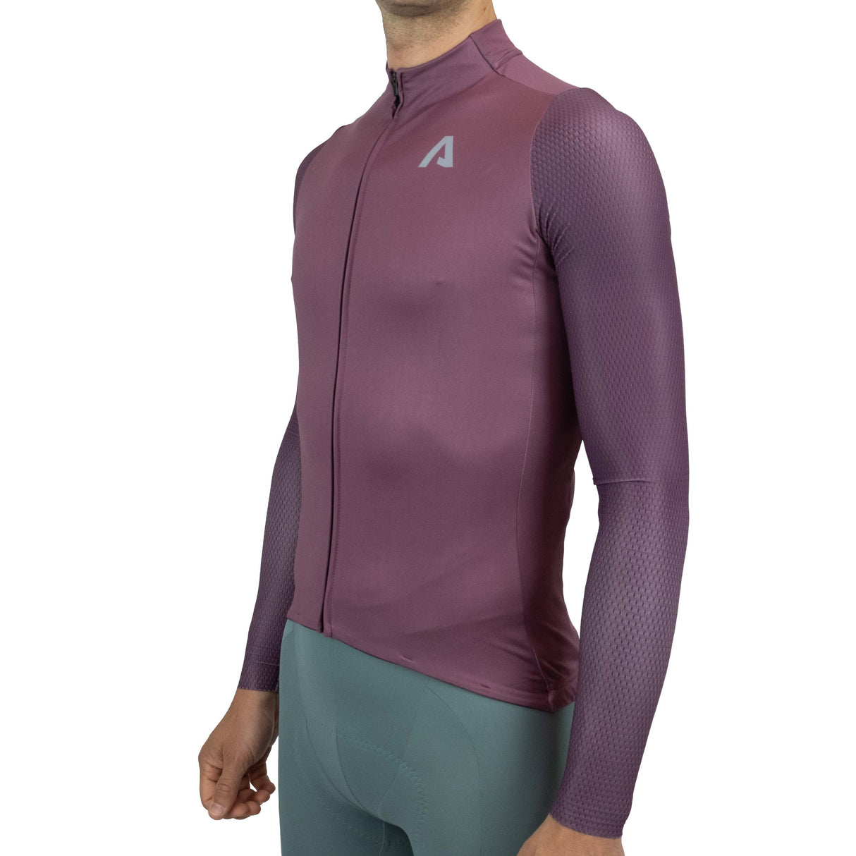 Langarmtrikot All4cycling Color - Bordeaux