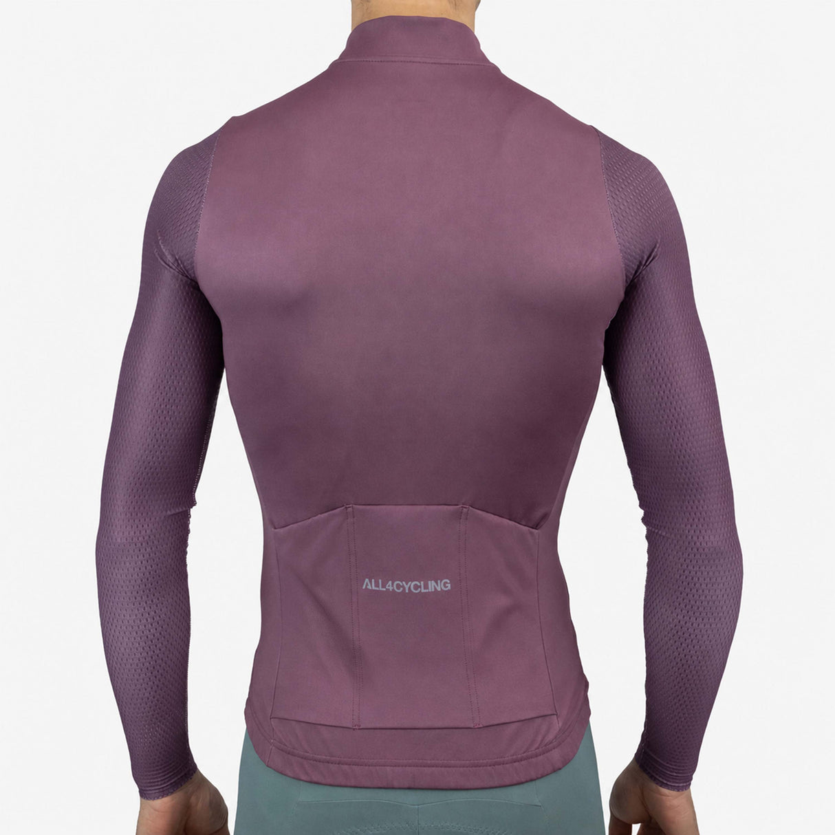 Langarmtrikot All4cycling Color - Bordeaux