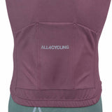 Langarmtrikot All4cycling Color - Bordeaux