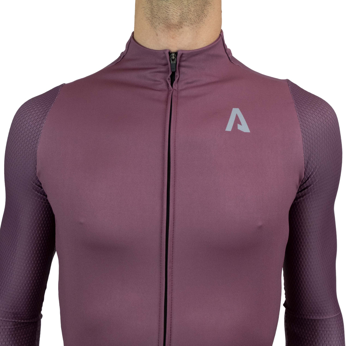 Langarmtrikot All4cycling Color - Bordeaux