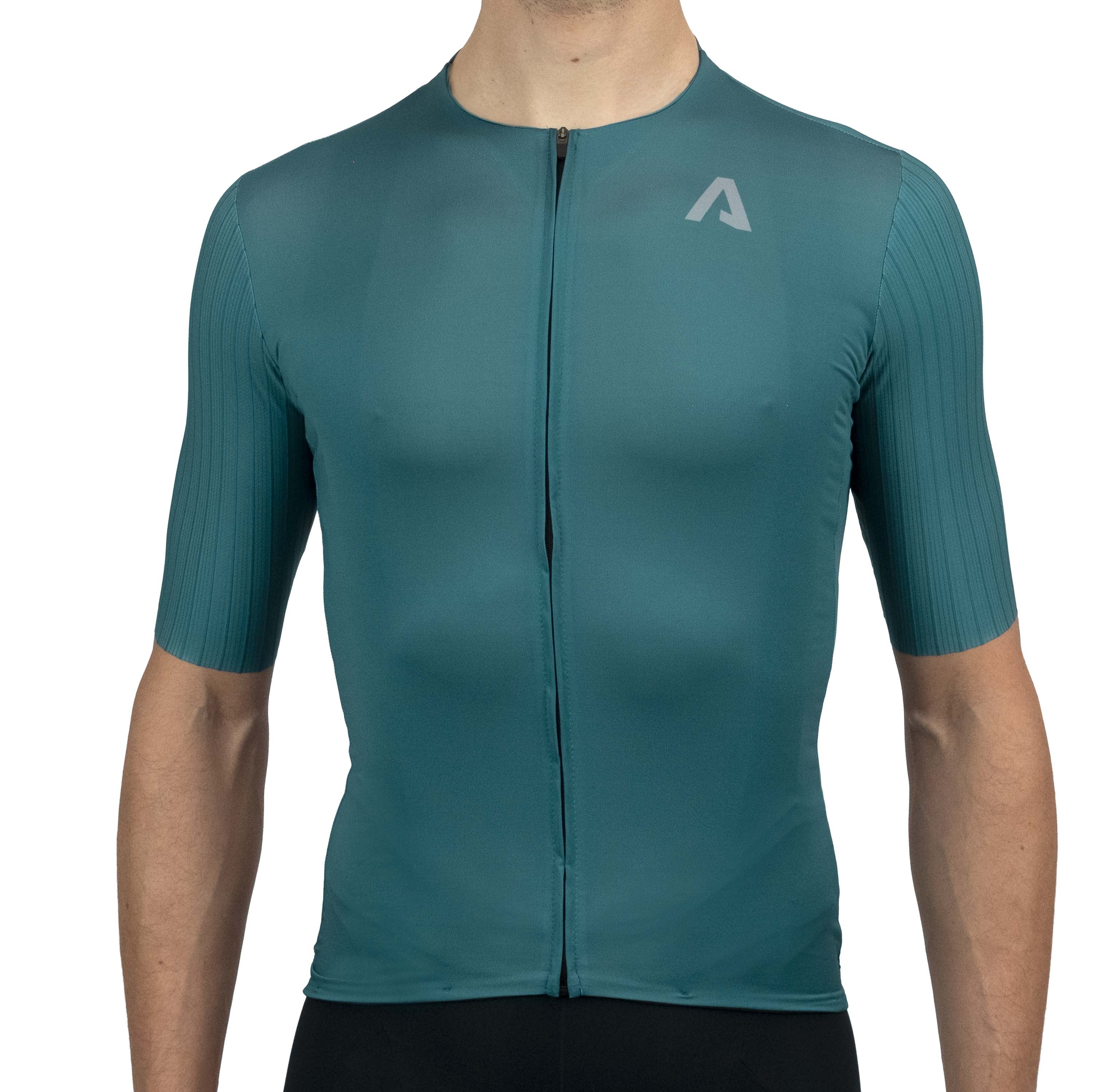 Maillot All4cycling Race Color - Verde petróleo