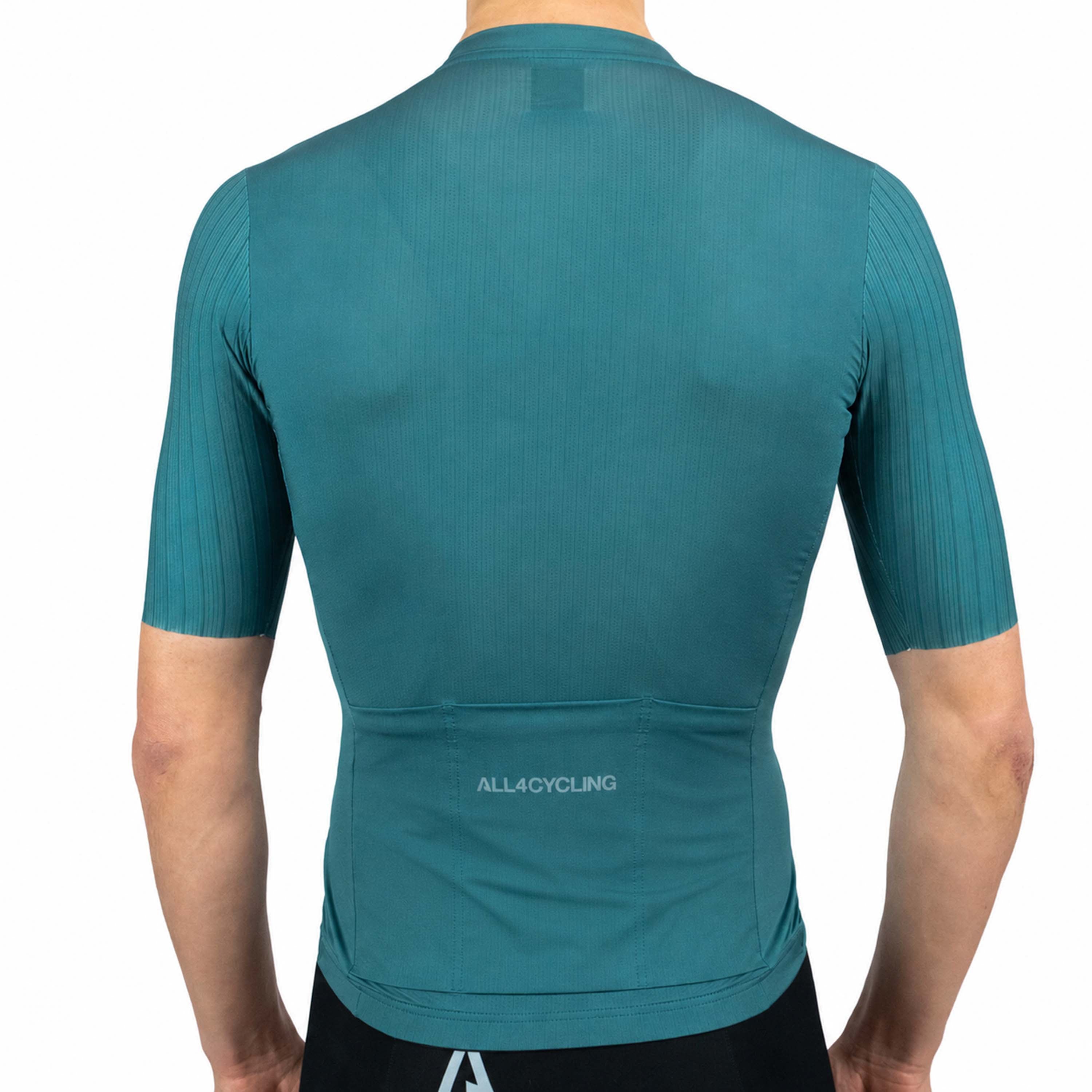 Maillot All4cycling Race Color - Verde petróleo
