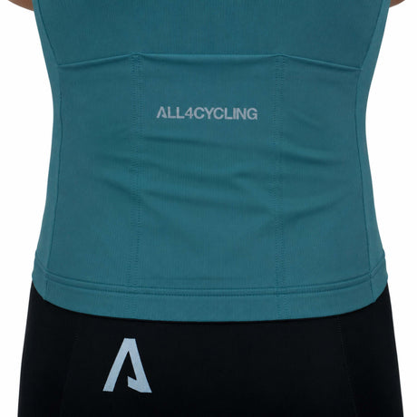 Maillot All4cycling Race Color - Bleu pétrole