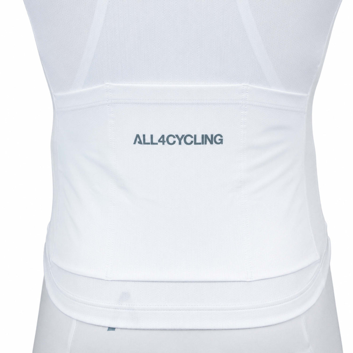 Maillot All4cycling Race Color - Blanco