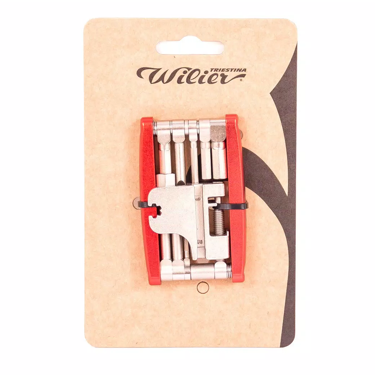 Multitool Wilier in alluminio 16 in 1 - Rosso Wilier Triestina