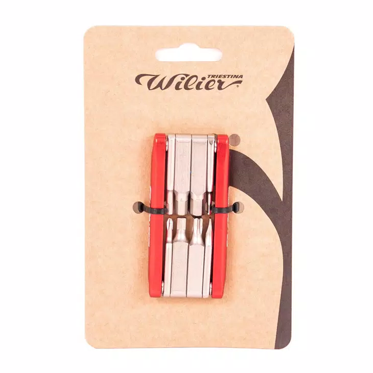 Multitool Wilier in alluminio 8 in 1 - Rosso Wilier Triestina