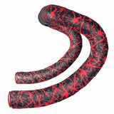 Nastro Manubrio Supacaz Super Sticky Kush Splat - Rosso Supacaz