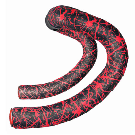 Nastro Manubrio Supacaz Super Sticky Kush Splat - Rosso Supacaz