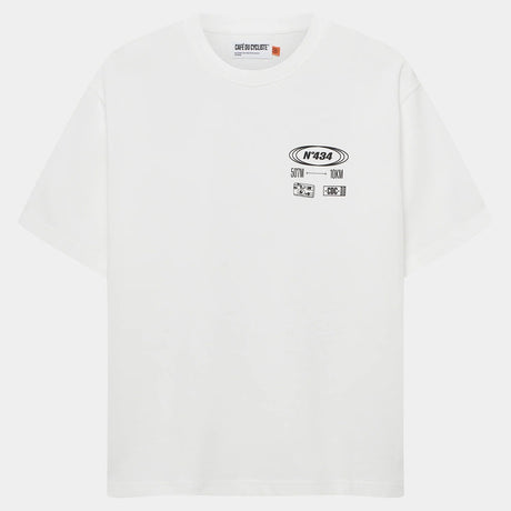 T-Shirt Cafe du Cycliste Col D'Eze - Blanc