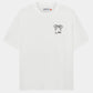T-Shirt Cafe du Cycliste Col Paris - Blanc