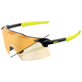 100% Aerocraft Brille - Gloss Metallic Black Gold Mirror Photochromic 100percent