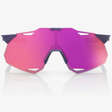 100% Hypercraft XS Brille – Satin Storm Metallic Purple Multilayer Mirror
