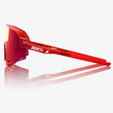 100% Slendale Glasses - Campari Translucent Red HiPER Fire Red