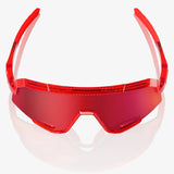 100% Slendale Glasses - Campari Translucent Red HiPER Fire Red