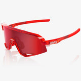 100% Slendale Glasses - Campari Translucent Red HiPER Fire Red