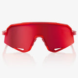 100% Slendale Glasses - Campari Translucent Red HiPER Fire Red