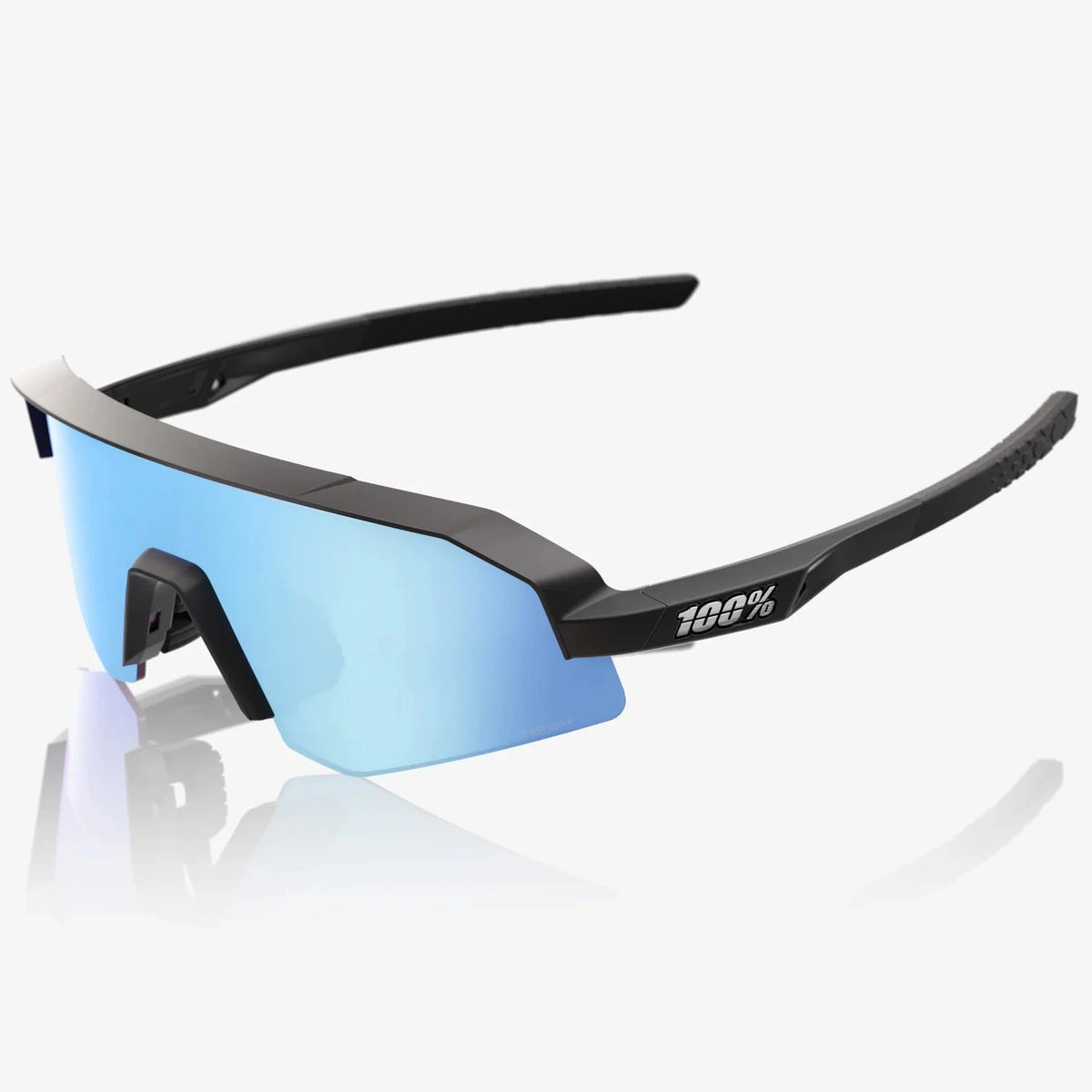 Gafas 100% Slendale Youth - Matte Black HiPER Blue Multilayer Mirror