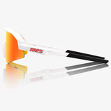 Gafas 100% Slendale Youth - Matte White HiPER Red Mirror Multilayer