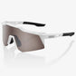 Occhiali 100% Speedcraft XS - Matte White HiPER Silver Mirror 100percent