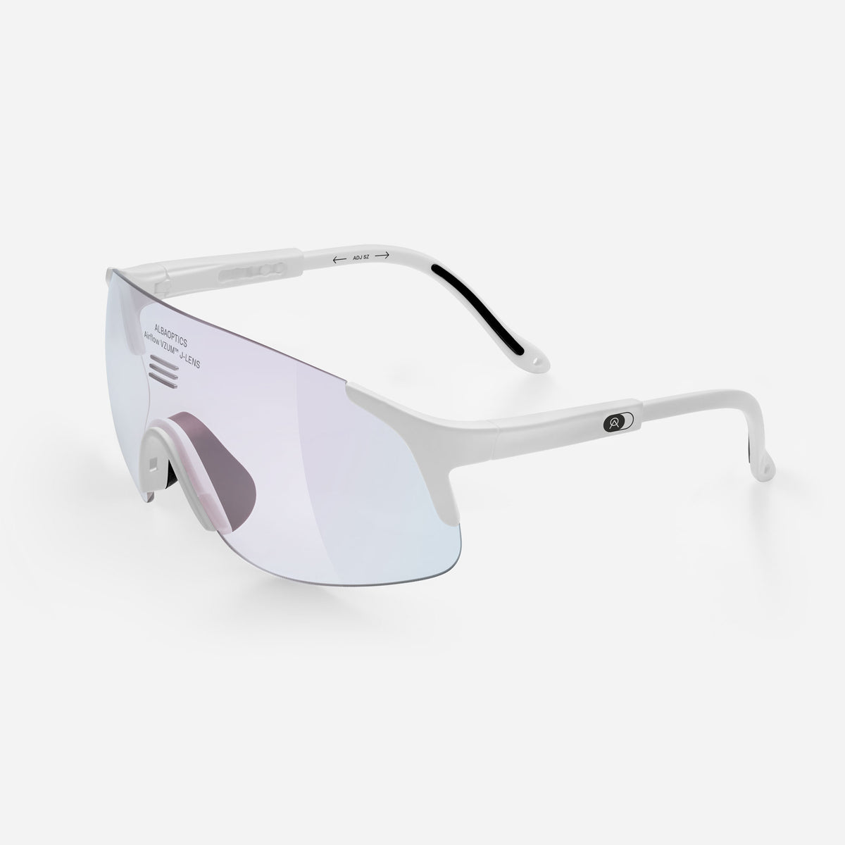 Lunettes Alba Optics Jumbo - White Vzum F-lens Fire