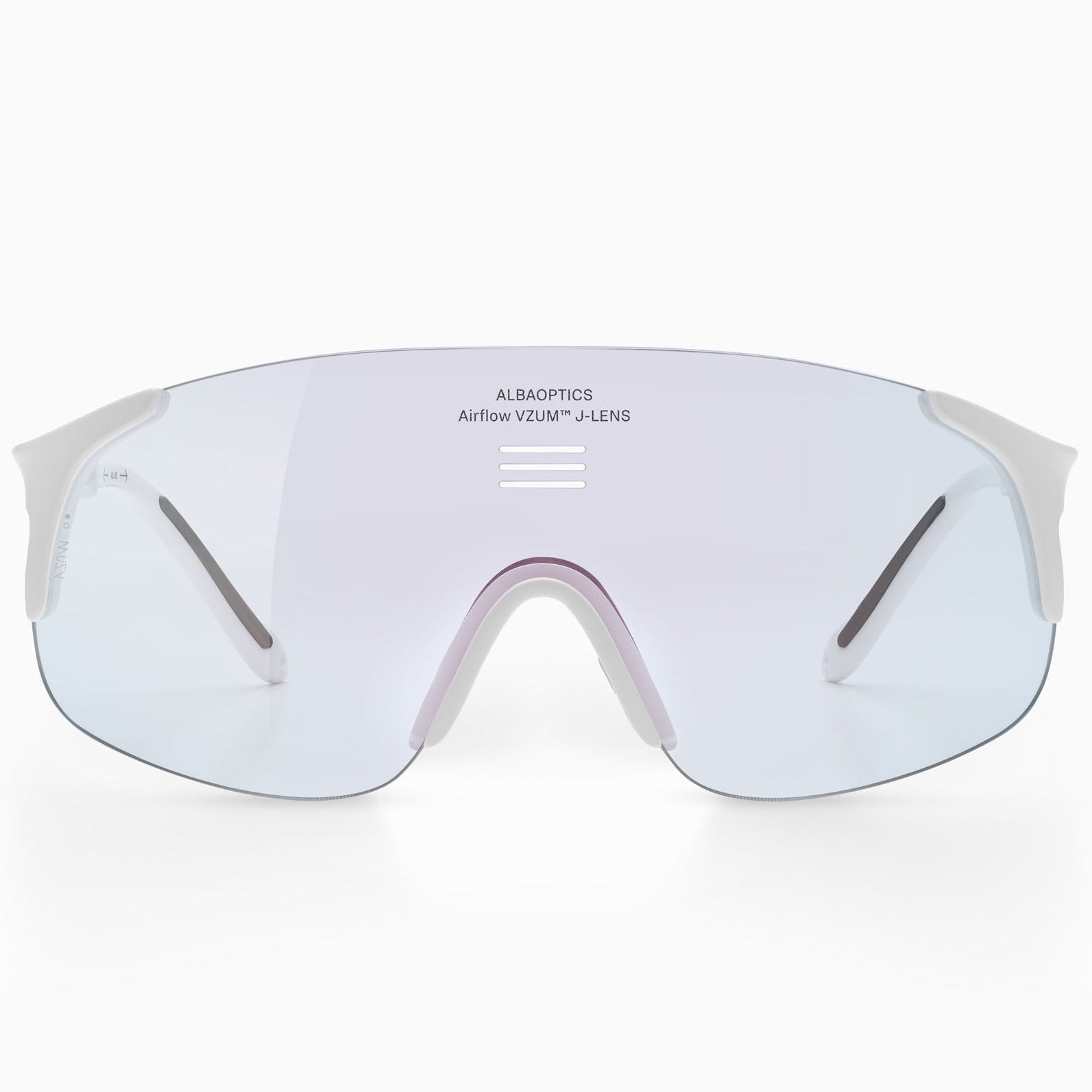 Occhiali Alba Optics Jumbo - White Vzum F-lens Fire Alba Optics