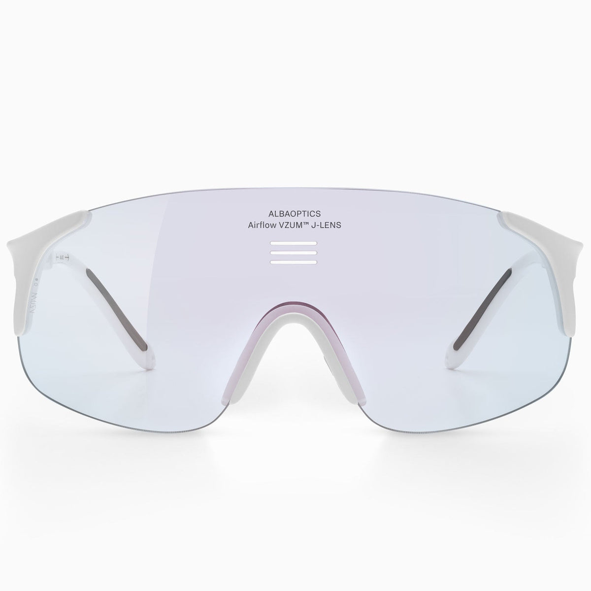 Lunettes Alba Optics Jumbo - White Vzum F-lens Fire