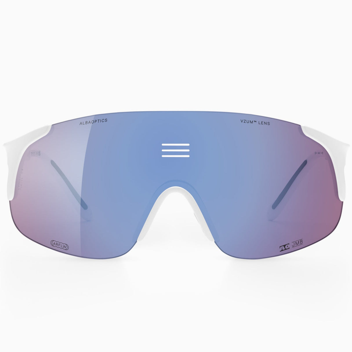 Occhiali Alba Optics Jumbo - White Vzum F-lens Flamingo Alba Optics