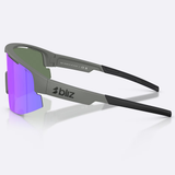 Lunettes Bliz Matrix - Matte Grey Smoke Purple Multicolor